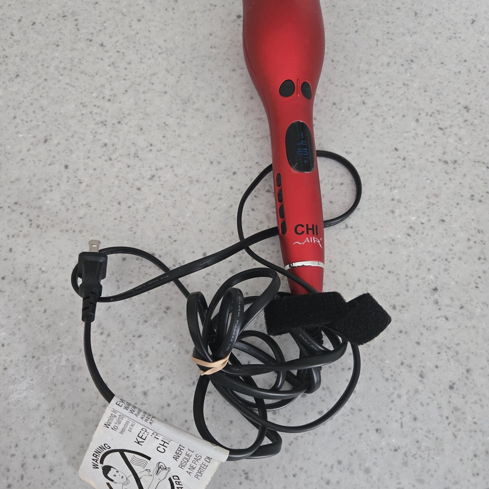 CHI Air Red Spin N Curl 1 Inch Curling Iron